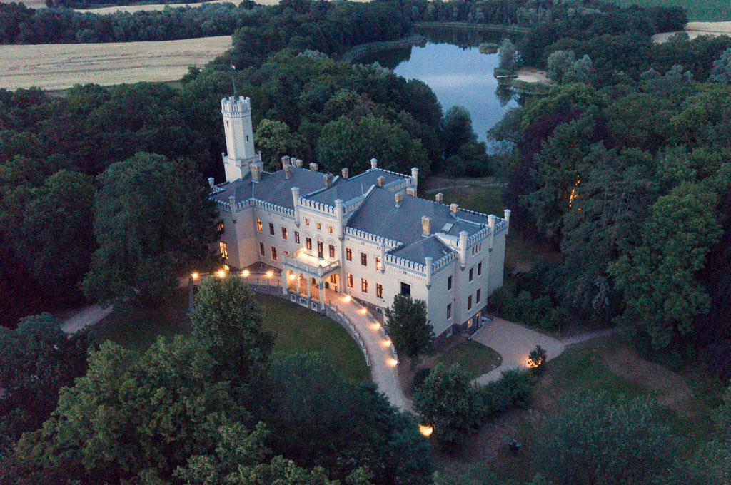 Schloss Reichenow Luftbild